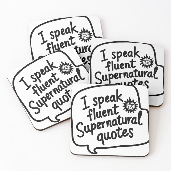 Item preview, I speak Supernatural designed and sold by TineHunterArt.