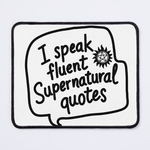 Item preview, I speak Supernatural designed and sold by TineHunterArt.