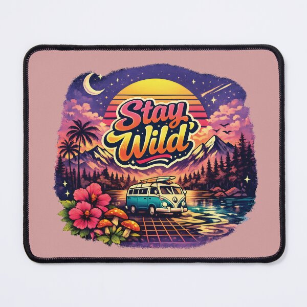 Item preview, Stay Wild – Nature Lover & Free Spirit Quote Design designed and sold by Amsafjol.
