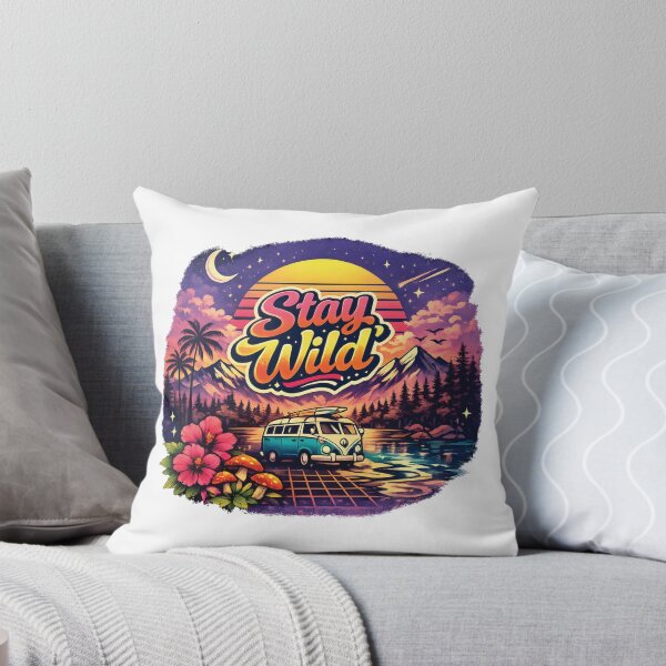 Item preview, Stay Wild – Nature Lover & Free Spirit Quote Design designed and sold by Amsafjol.