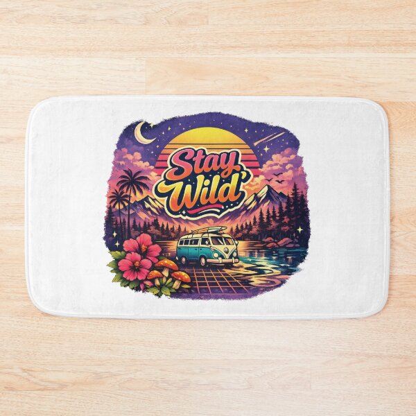 Item preview, Stay Wild – Nature Lover & Free Spirit Quote Design designed and sold by Amsafjol.