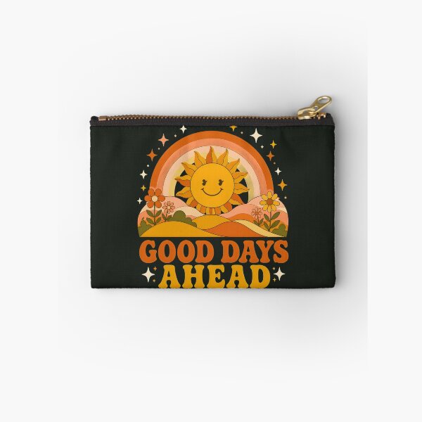 Item preview, Good Days Ahead Retro 70s Sunshine Positive Affirmation designed and sold by DoceVaga.