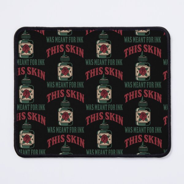 Item preview, This Skin Was Meant for Ink Old School Tattoo Design designed and sold by TeeTimeTreasure.