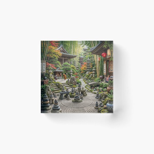 Item preview, Traditional Japanese Zen Garden and Temple designed and sold by snoWorkshop.