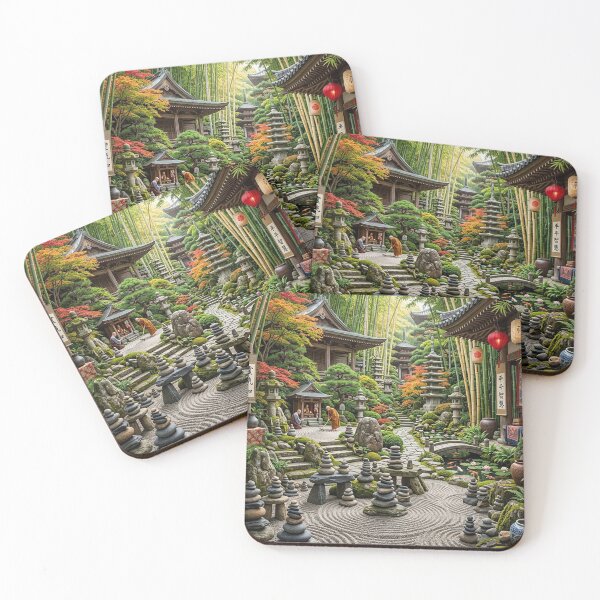 Item preview, Traditional Japanese Zen Garden and Temple designed and sold by snoWorkshop.