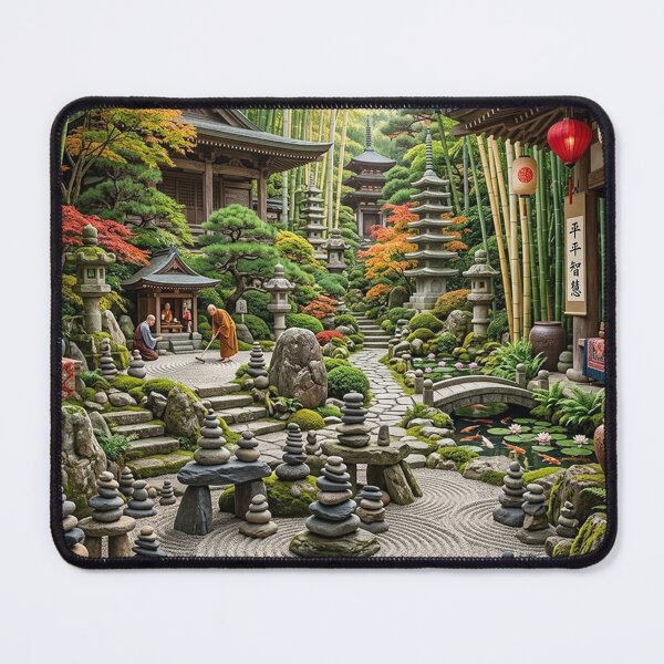 Item preview, Traditional Japanese Zen Garden and Temple designed and sold by snoWorkshop.