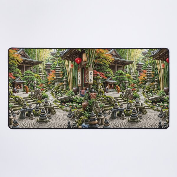 Item preview, Traditional Japanese Zen Garden and Temple designed and sold by snoWorkshop.