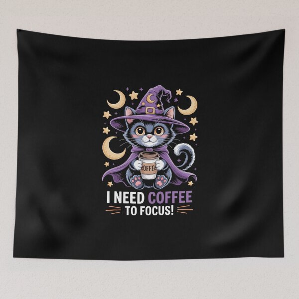 Item preview, I Need Coffee to Focus   designed and sold by jkrphoto.