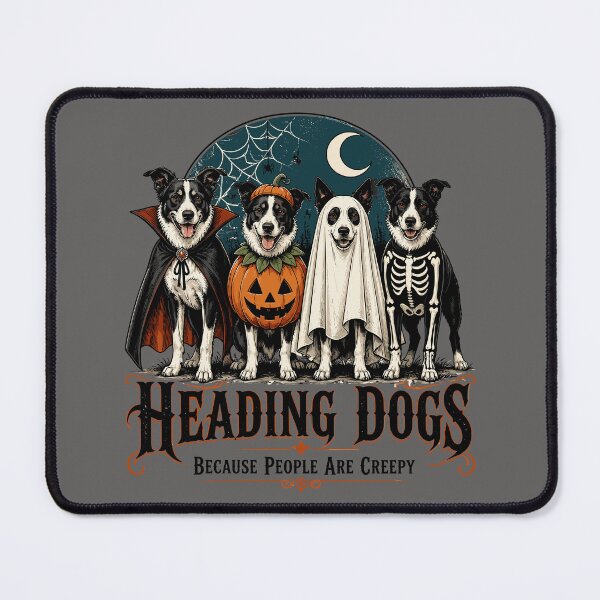 Item preview, Border Collie Halloween — Heading Dogs Because People Are Creepy designed and sold by MvuuStudio.