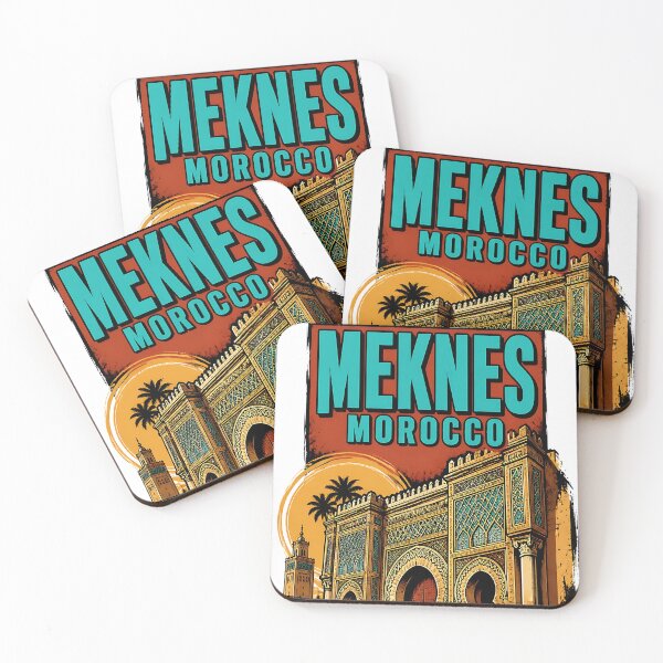 Item preview, Meknes Morocco Vintage Travel Tourism designed and sold by TravelersGems.