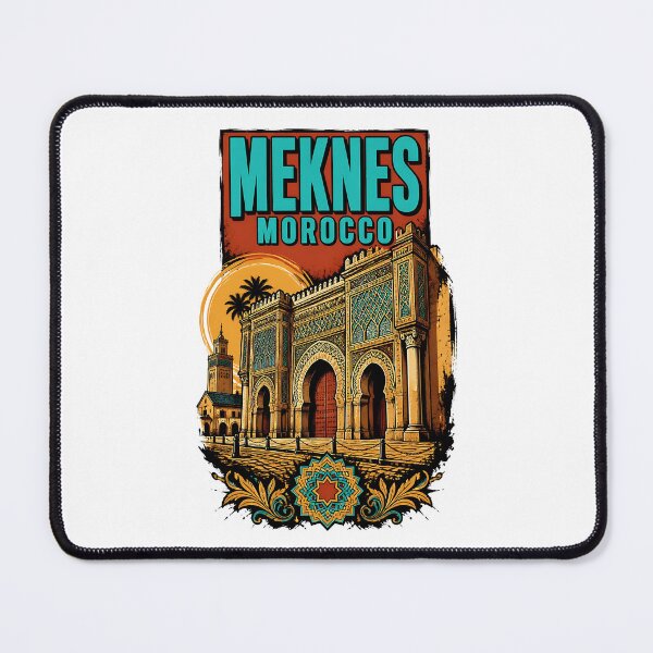 Item preview, Meknes Morocco Vintage Travel Tourism designed and sold by TravelersGems.