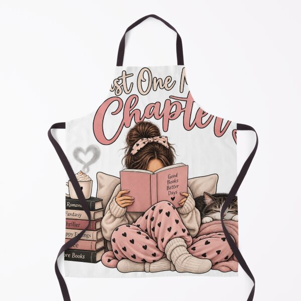 Item preview, Just One More Chapter – Cozy Book Lover Girl designed and sold by Jolie Cadence.