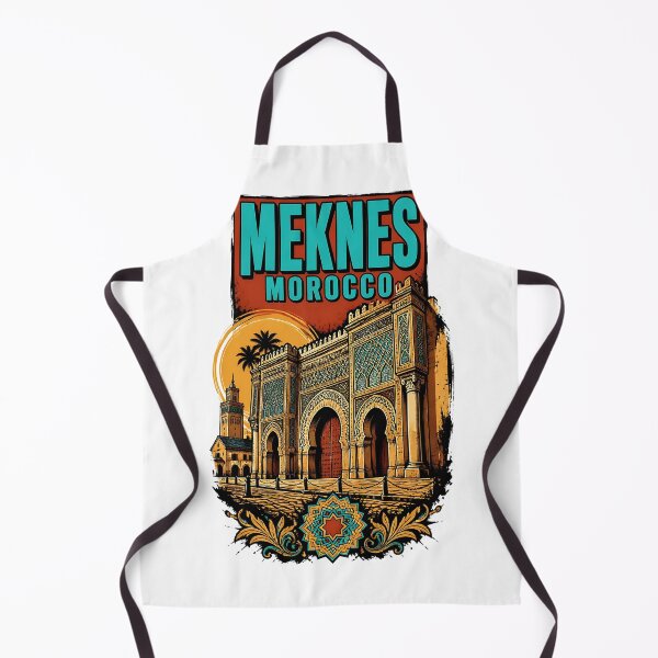 Item preview, Meknes Morocco Vintage Travel Tourism designed and sold by TravelersGems.