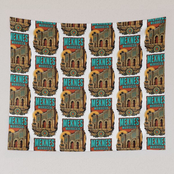 Item preview, Meknes Morocco Vintage Travel Tourism designed and sold by TravelersGems.