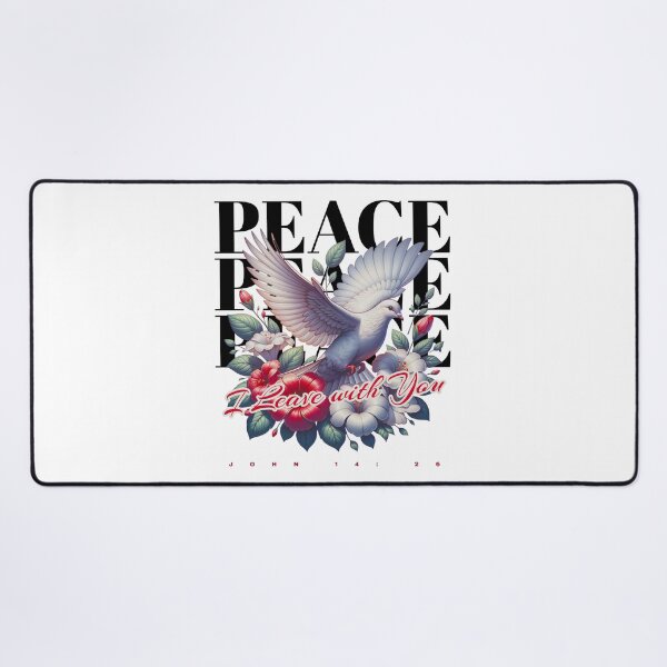 Item preview, Peace I Leave With You Christian Dove Floral designed and sold by Sachie's Studio.
