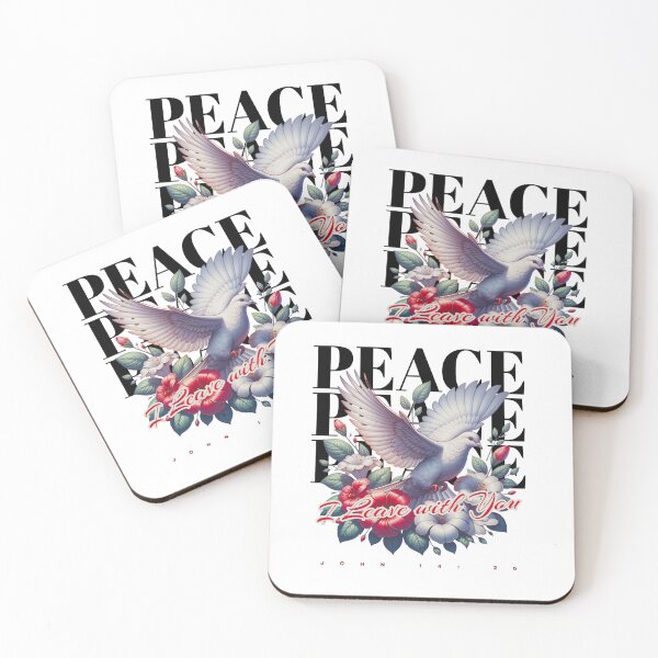 Item preview, Peace I Leave With You Christian Dove Floral designed and sold by Sachie's Studio.