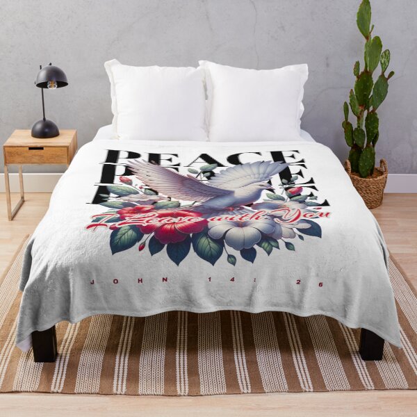 Item preview, Peace I Leave With You Christian Dove Floral designed and sold by Sachie's Studio.