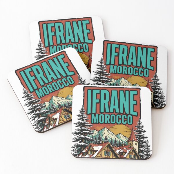 Item preview, Ifrane Morocco Vintage Travel Tourism designed and sold by TravelersGems.