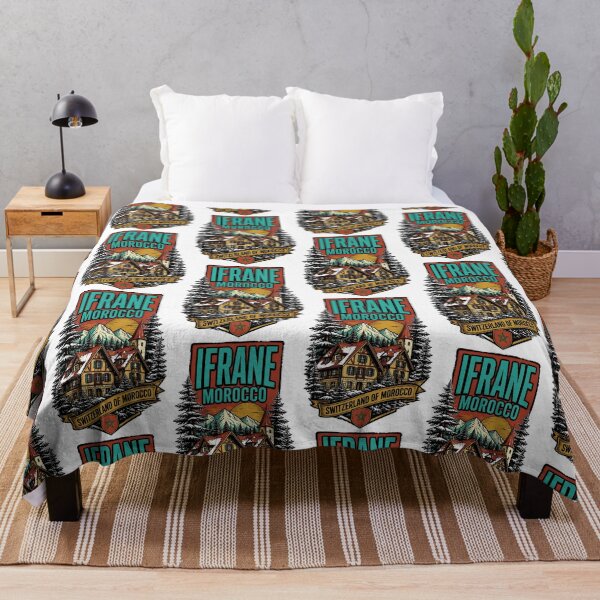 Item preview, Ifrane Morocco Vintage Travel Tourism designed and sold by TravelersGems.