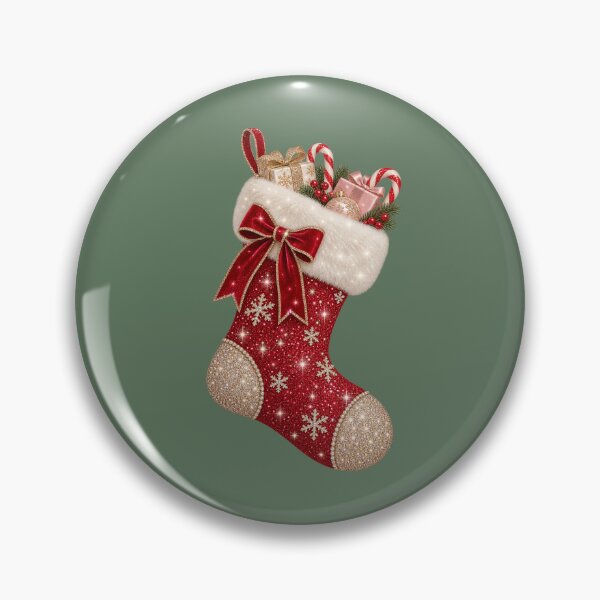 Item preview, Glittering Gift-Filled Christmas Stocking designed and sold by MIRANDA CREATIVE.