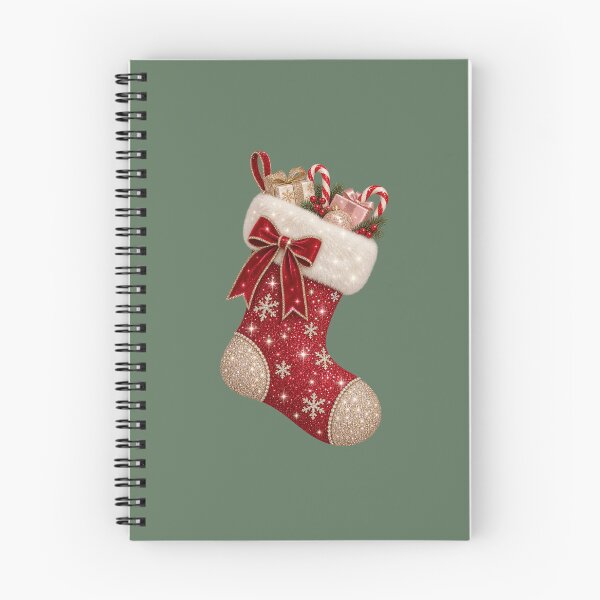 Item preview, Glittering Gift-Filled Christmas Stocking designed and sold by MIRANDA CREATIVE.