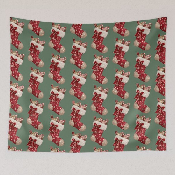 Item preview, Glittering Gift-Filled Christmas Stocking designed and sold by MIRANDA CREATIVE.