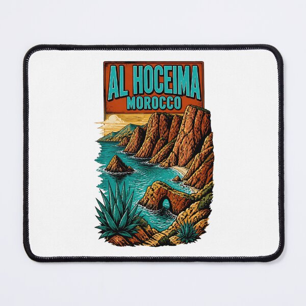 Item preview, Al Hoceima Morocco Vintage Travel Tourism designed and sold by TravelersGems.