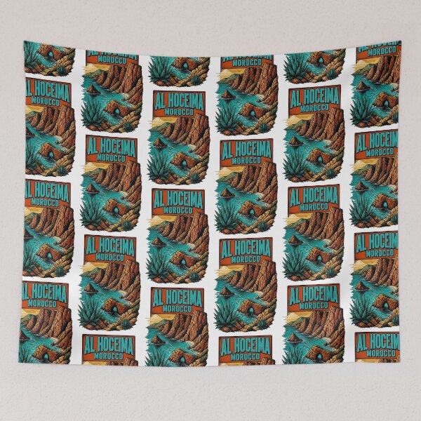 Item preview, Al Hoceima Morocco Vintage Travel Tourism designed and sold by TravelersGems.