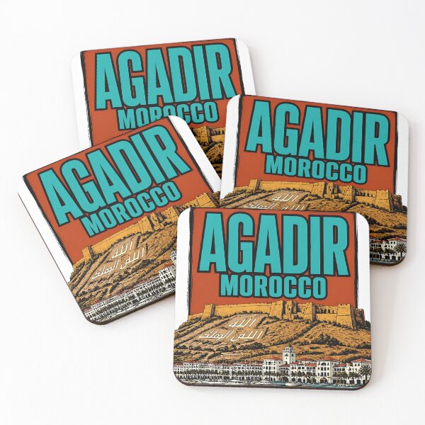 Item preview, Agadir Morocco Vintage Travel Tourism designed and sold by TravelersGems.