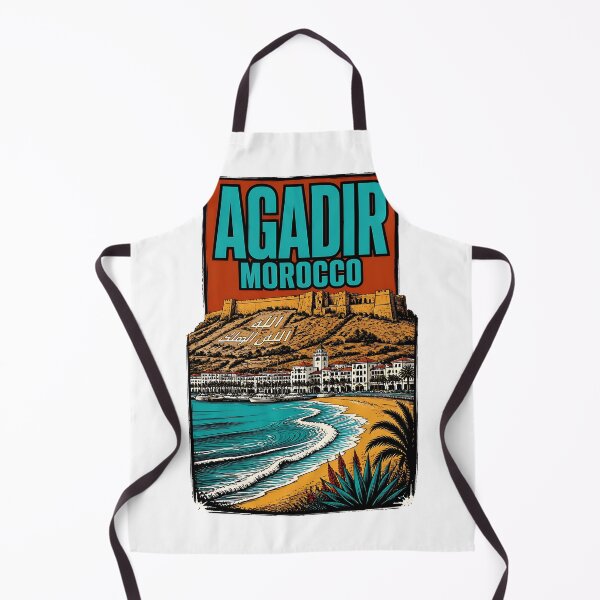 Item preview, Agadir Morocco Vintage Travel Tourism designed and sold by TravelersGems.