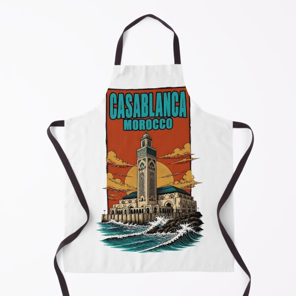Item preview, Casablanca Morocco Vintage Travel Tourism designed and sold by TravelersGems.