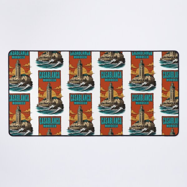 Item preview, Casablanca Morocco Vintage Travel Tourism designed and sold by TravelersGems.