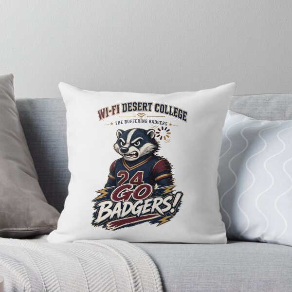 Item preview, Wi-Fi Desert College Buffering Badger Mascot  designed and sold by Imaginary-Sound.