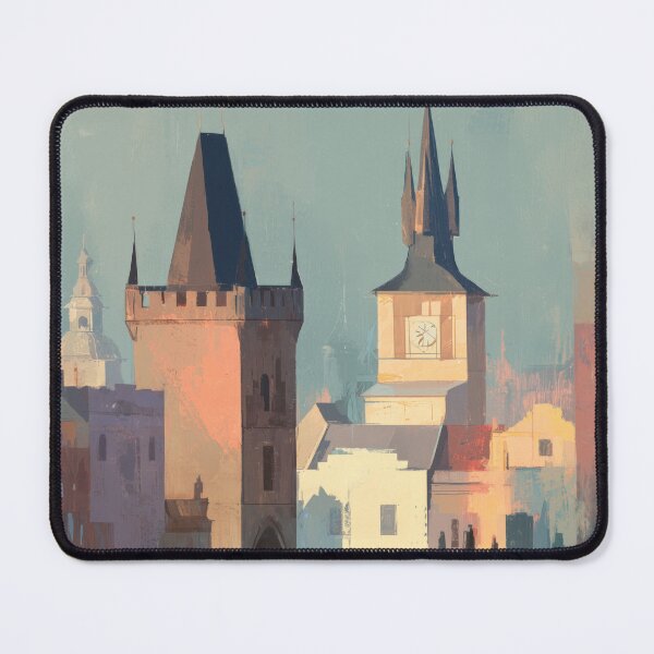 Item preview, Prague – Charles Bridge Evening Light Travel Print, Czech Republic designed and sold by MarkedArtPrints.