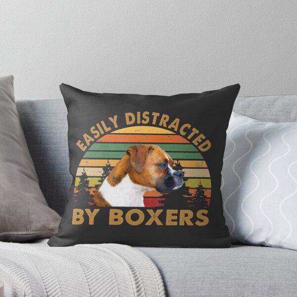 Item preview, Easily Distracted by Boxers Retro Vintage Style Graphic Design designed and sold by kalaza1996.