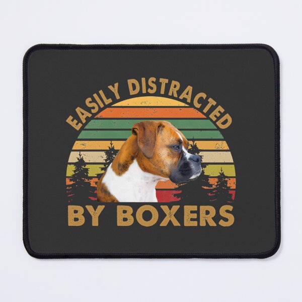 Item preview, Easily Distracted by Boxers Retro Vintage Style Graphic Design designed and sold by kalaza1996.
