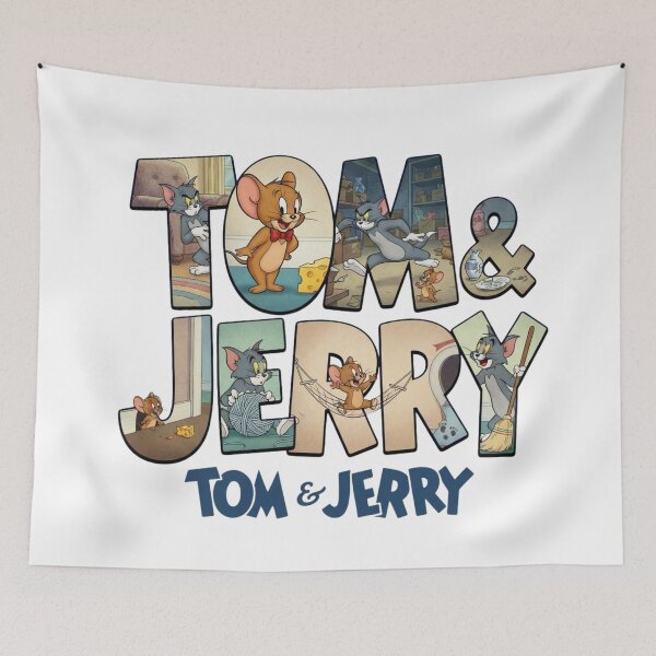 Item preview, Tom and Jerry Classic Cartoon Collage designed and sold by Bywai.