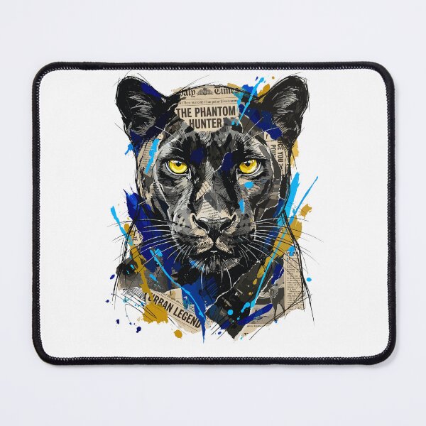 Item preview, Black Panther with Collage and Color designed and sold by Honu2025.