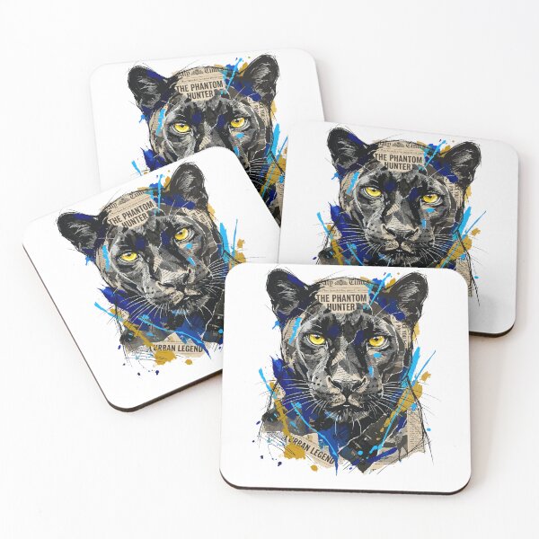 Item preview, Black Panther with Collage and Color designed and sold by Honu2025.