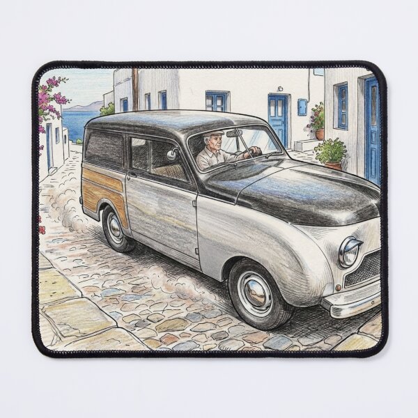 Item preview, 1948 Crosley Station Wagon Art designed and sold by redkat-4.