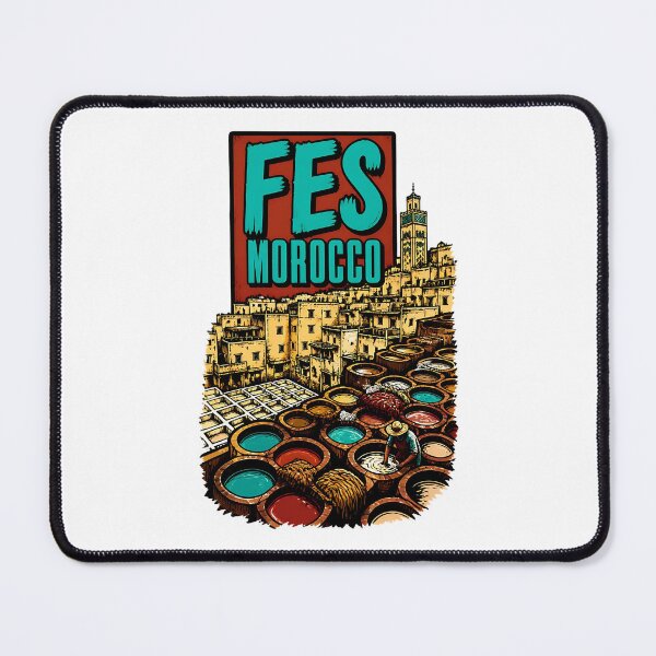 Item preview, Fes Morocco Vintage Travel Tourism designed and sold by TravelersGems.