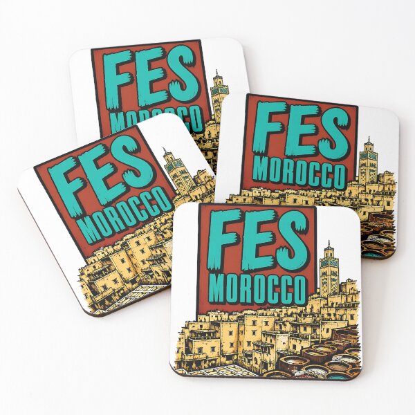 Item preview, Fes Morocco Vintage Travel Tourism designed and sold by TravelersGems.