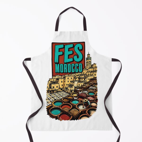 Item preview, Fes Morocco Vintage Travel Tourism designed and sold by TravelersGems.