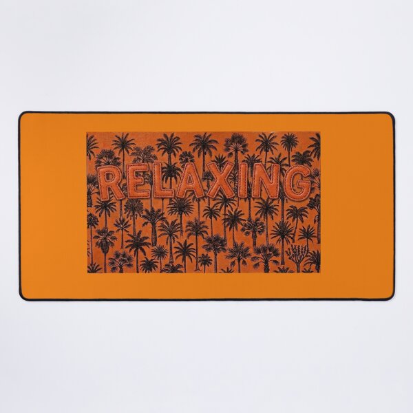 Item preview, Retro Tropical Palm Trees Relaxing Sunset Quote Art designed and sold by MaRCAStro.
