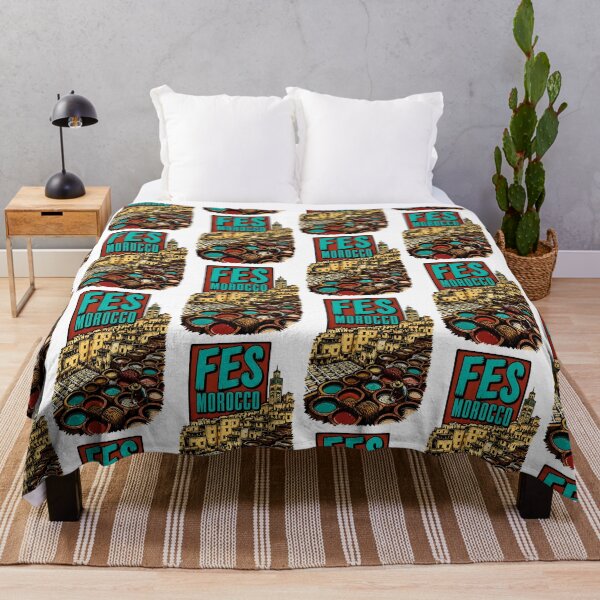 Item preview, Fes Morocco Vintage Travel Tourism designed and sold by TravelersGems.