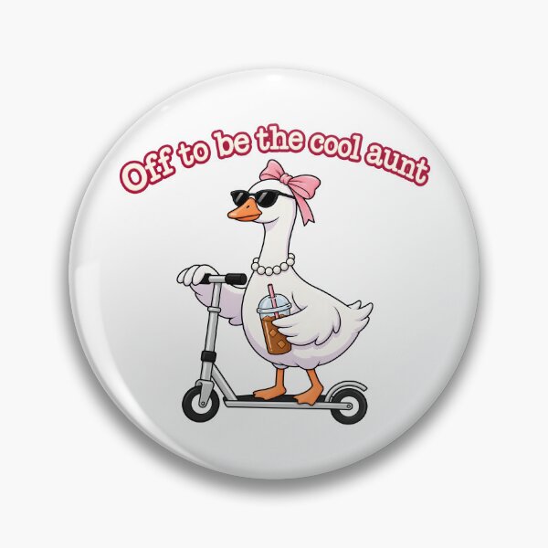 Item preview, Off to Be the Cool Aunt Goose Scooter designed and sold by Morescitaf.