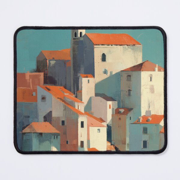 Item preview, Dubrovnik – Old Town Terracotta Rooftops Travel Print, Croatia designed and sold by MarkedArtPrints.