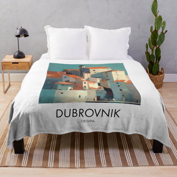 Item preview, Dubrovnik – Old Town Terracotta Rooftops Travel Print, Croatia designed and sold by MarkedArtPrints.