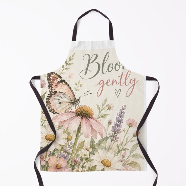 Item preview, Bloom Gently Butterfly Floral Art designed and sold by Willow Sky.