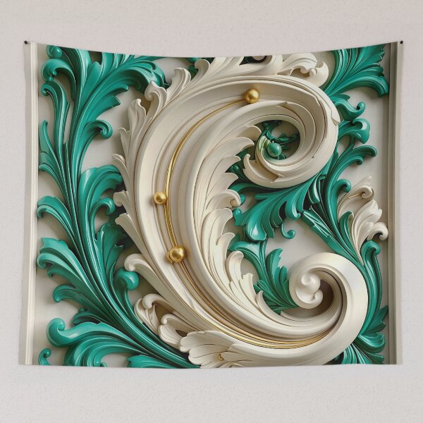 Item preview, Duality of White Ceramic and Jade Marble designed and sold by Vicky Brago-Mitchell®.
